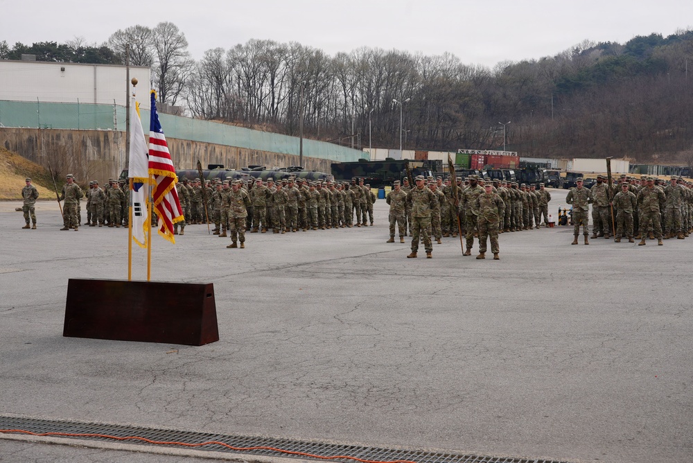 Pre-deployment ceremony held at Camp Carroll