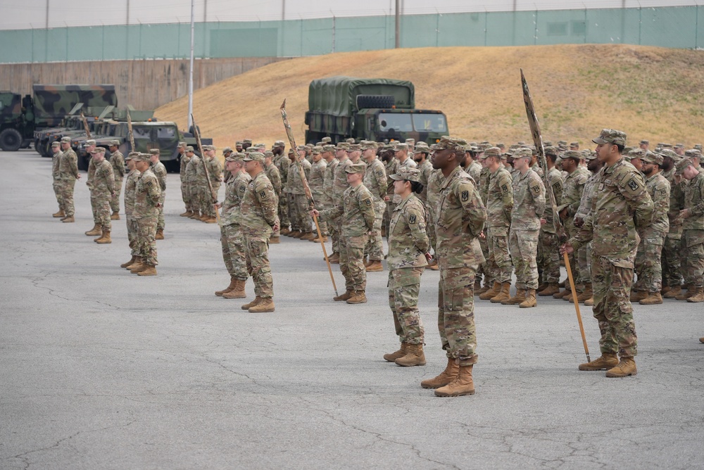 Formation assembled ahead of deployment