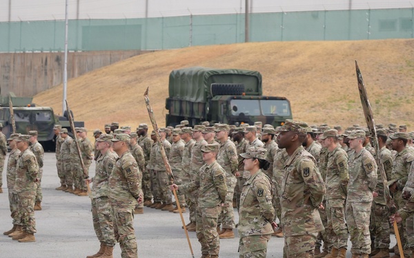 Formation assembled ahead of deployment