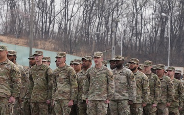 Battalion conducts pre-deployment ceremony