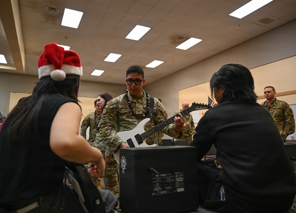 PACAF Band visits Guam