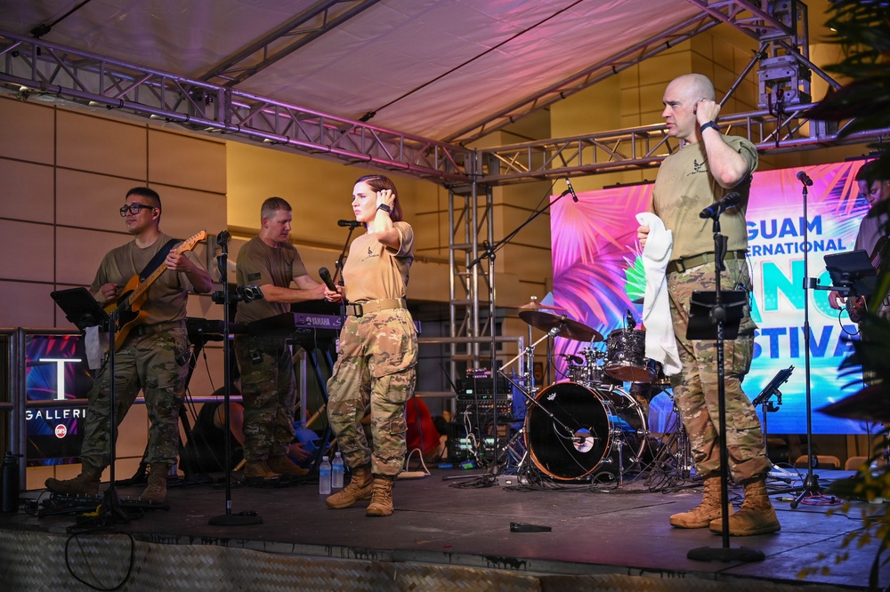 PACAF Band visits Guam