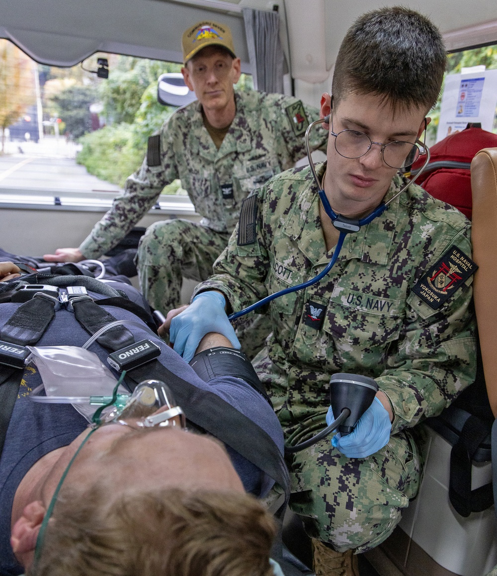 U.S., Japanese Forces Conduct Joint Diver-Injury Drill to Strengthen Medical Readiness