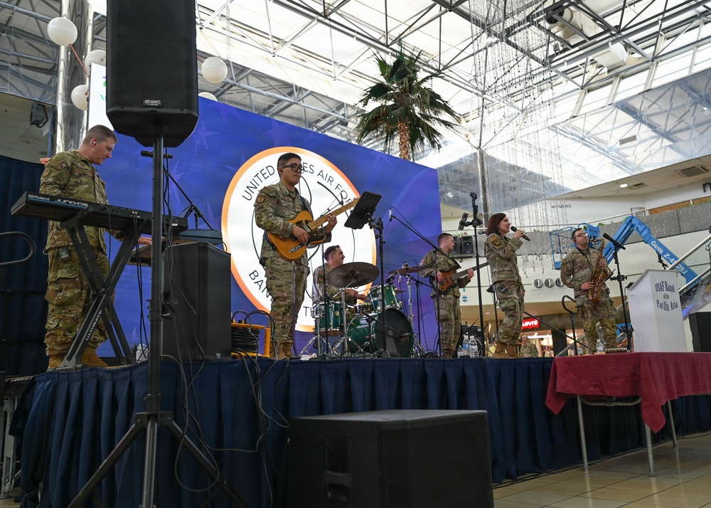 PACAF Band visits Guam