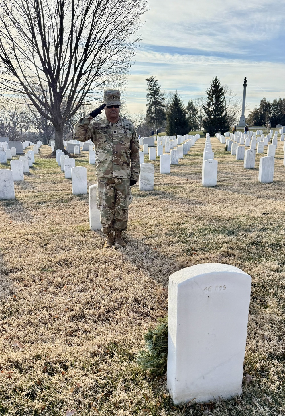 South Carolina National Guard Soldiers participate in Arlington National Cemetery's Wreath Across America event