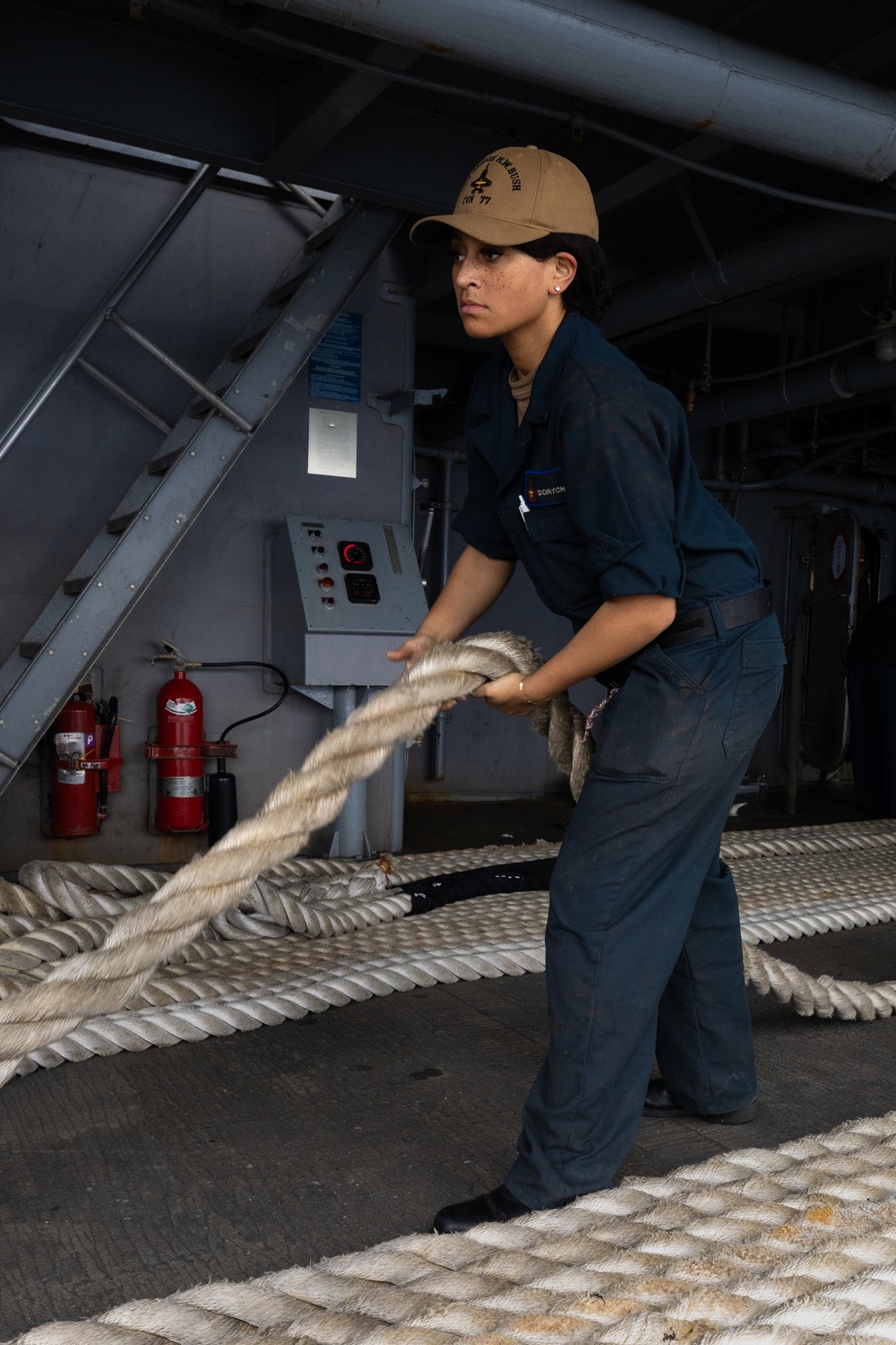 Daily Operations Aboard USS George H.W. Bush (CVN 77)