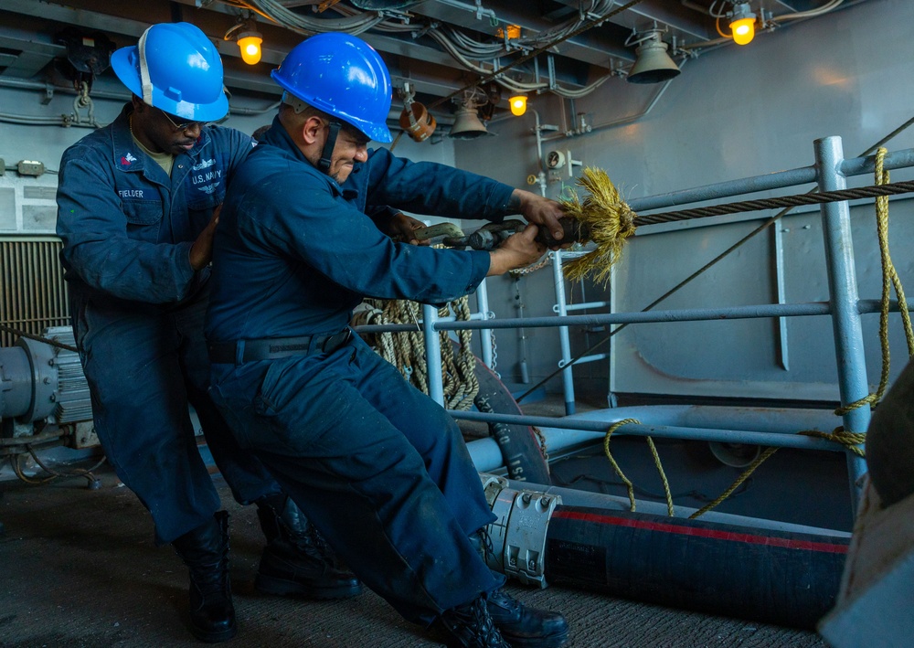 Daily Operations Aboard USS George H.W. Bush (CVN 77)