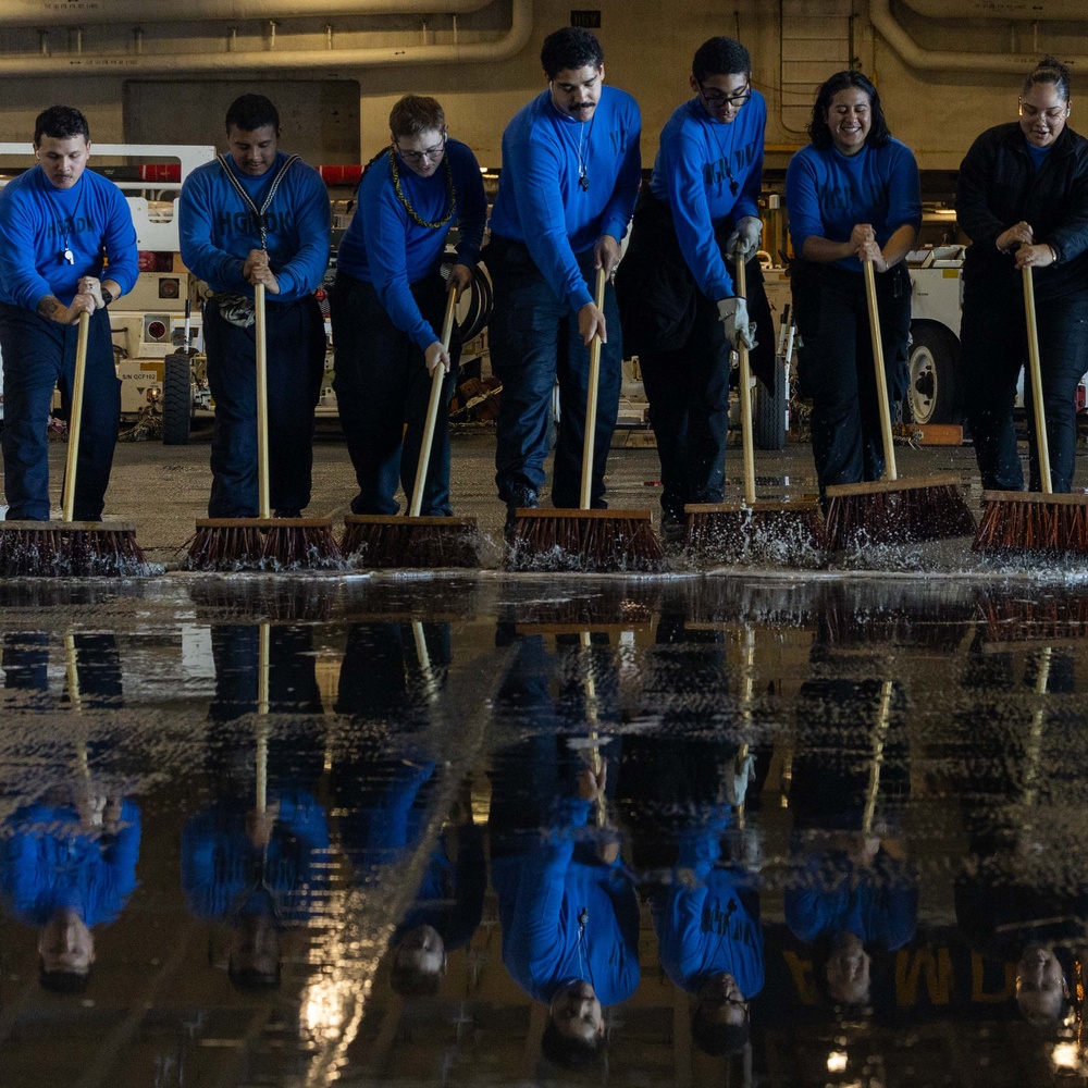 Daily Operations Aboard USS George H.W. Bush (CVN 77)