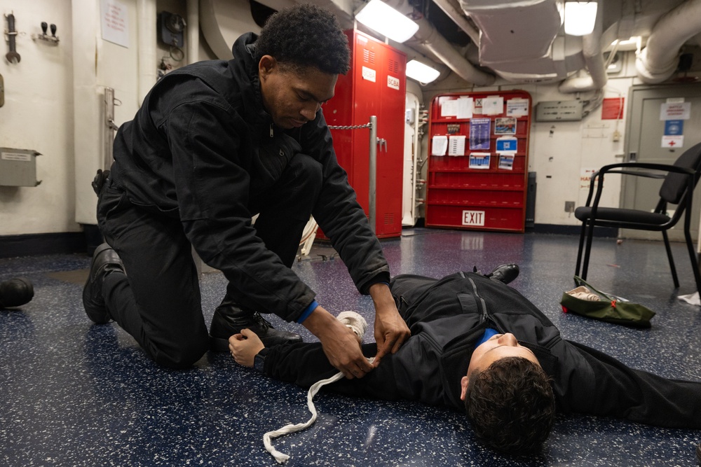 Daily Operations Aboard USS George H.W. Bush (CVN 77)