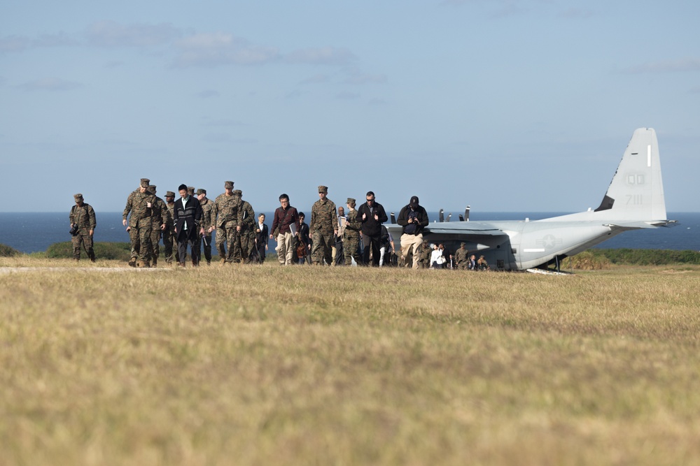 Ie Shima Training Facility holds ribbon cutting ceremony for flight line renovations