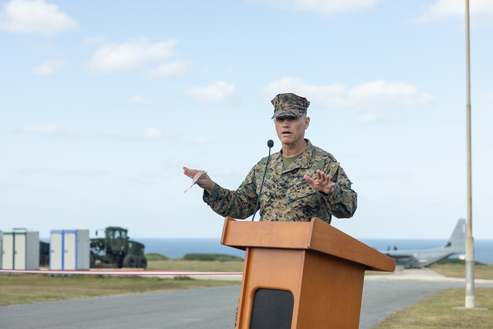 Ie Shima Training Facility holds ribbon cutting ceremony for flight line renovations