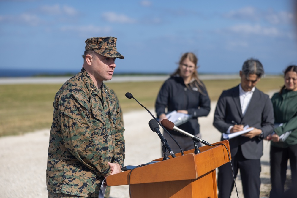 Ie Shima Training Facility holds ribbon cutting ceremony for flight line renovations