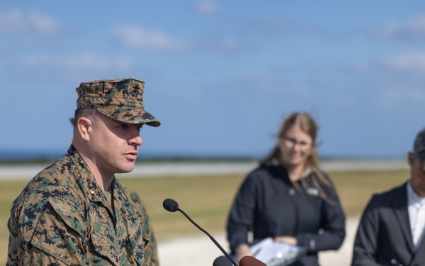 Ie Shima Training Facility holds ribbon cutting ceremony for flight line renovations