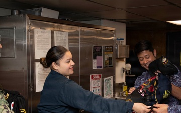 JMSDF Chiefs Present Gate Pine