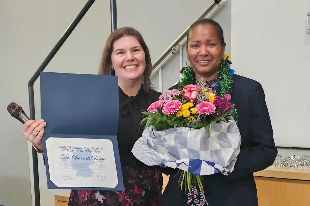 Netzaberg Middle School Principal selected as DoDEA Europe Principal of the Year 2026