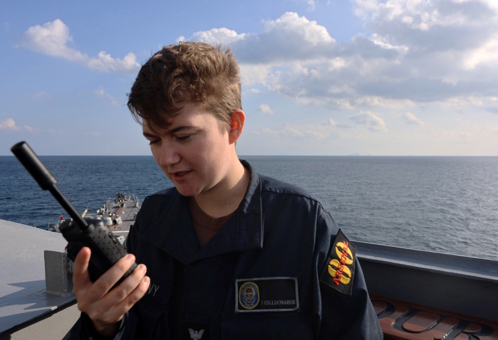 USS Roosevelt (DDG 80) Transits Strait of Hormuz