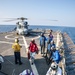 USS Mitscher (DDG 57) Sailors conduct refueling operations with HSM 79 Sea Hawk