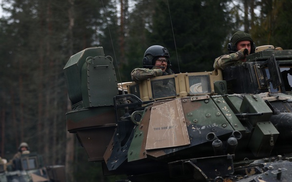 6th Squadron, 9th Cavalry Regiment, 1st Cavalry Division M2A4 Bradley Gunnery Range