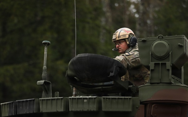 6th Squadron, 9th Cavalry Regiment, 1st Cavalry Division M2A4 Bradley Gunnery Range