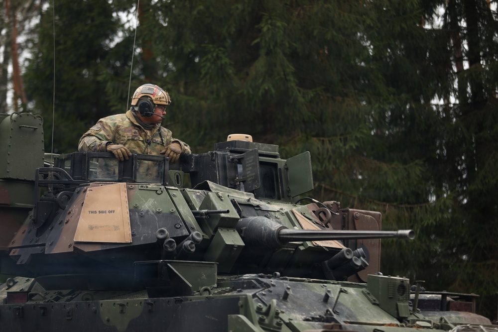 6th Squadron, 9th Cavalry Regiment, 1st Cavalry Division M2A4 Bradley Gunnery Range