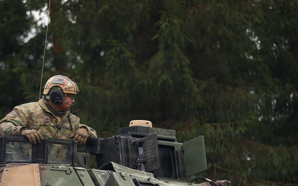 6th Squadron, 9th Cavalry Regiment, 1st Cavalry Division M2A4 Bradley Gunnery Range