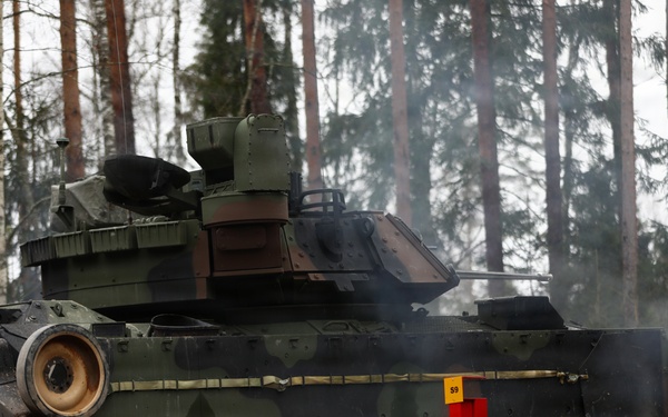 6th Squadron, 9th Cavalry Regiment, 1st Cavalry Division M2A4 Bradley Gunnery Range