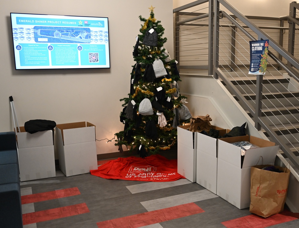 Warming tree donations collected from Buffalo District