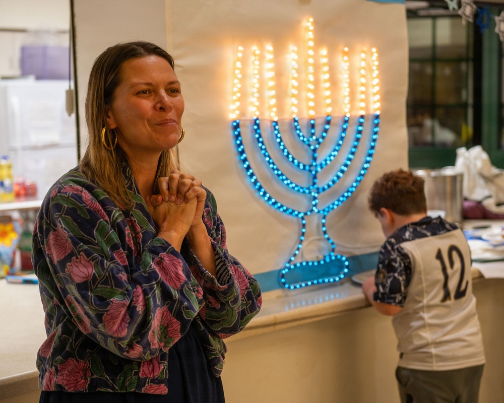 NAS Sigonella Menorah Lighting