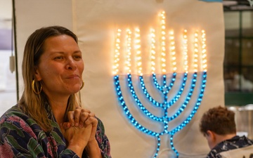 NAS Sigonella Menorah Lighting