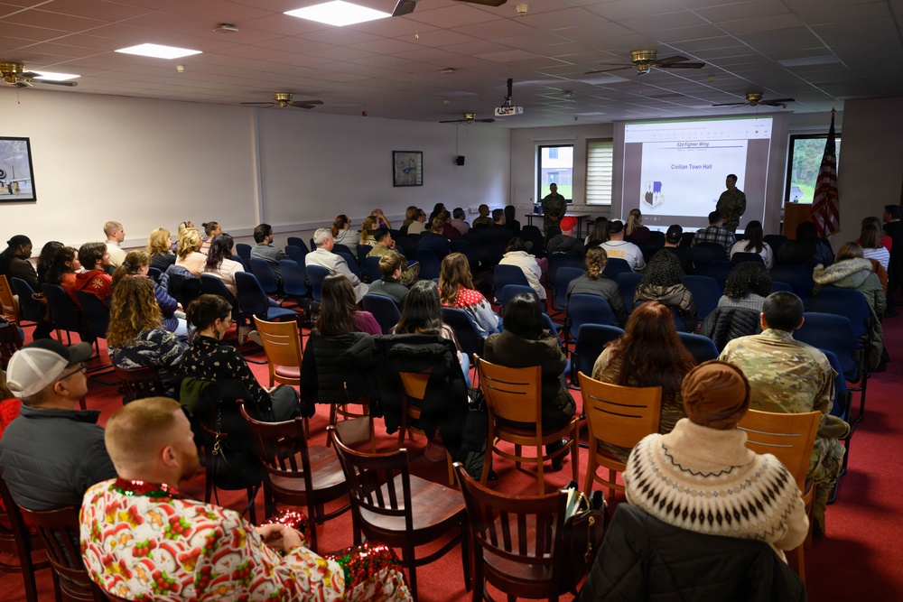 Spangdahlem U.S. civilian workforce town focuses on manpower updates, policy changes