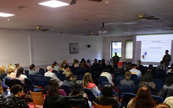 Spangdahlem U.S. civilian workforce town focuses on manpower updates, policy changes