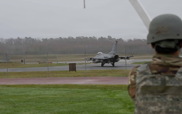 52nd Civil Engineer Squadron teams test rapid deployment skills, rehearse building wartime base from scratch