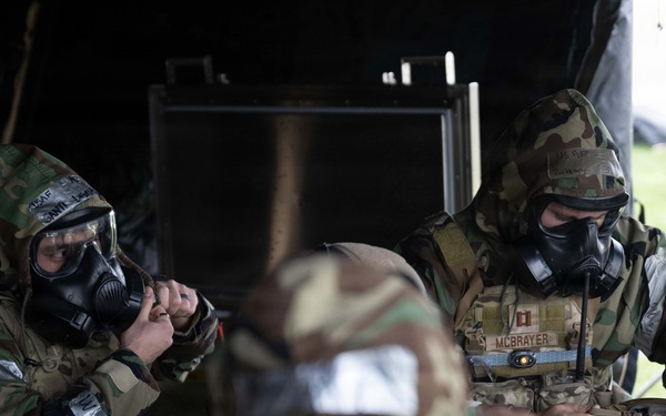 52nd Civil Engineer Squadron teams test rapid deployment skills, rehearse building wartime base from scratch