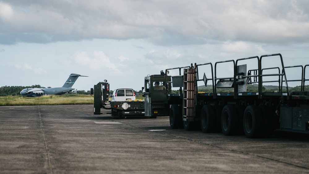 USAF flying unit arrives in Puerto Rico