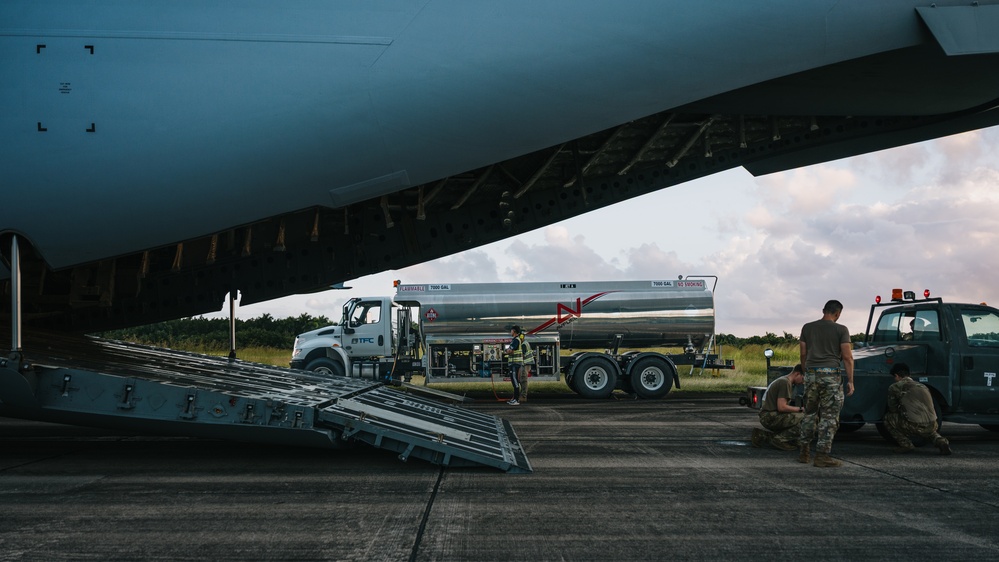 USAF flying unit arrives in Puerto Rico