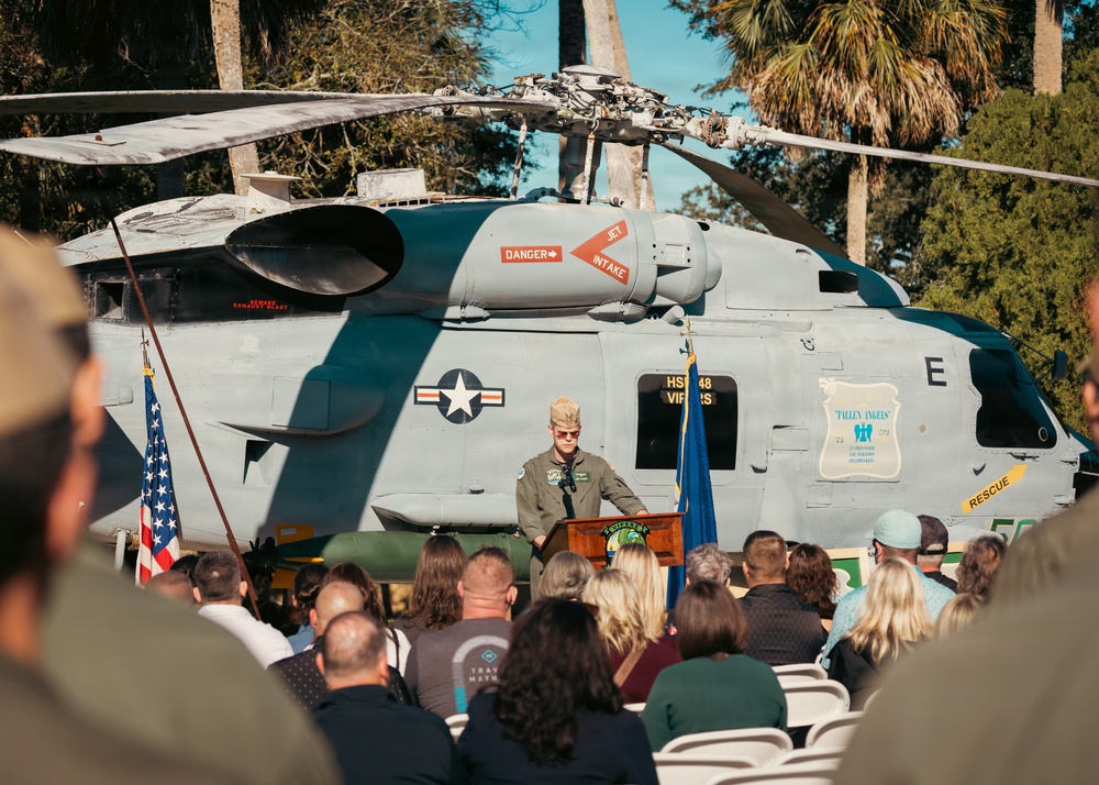 REMEMBRANCE CEREMONY FOR VENOM 505 AT NAVAL STATION MAYPORT