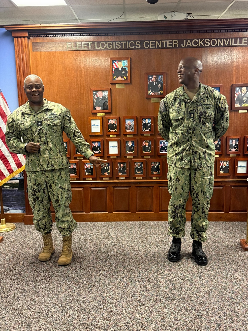 RSC Richardson receives EOT award at NAVSUP FLC Jacksonville