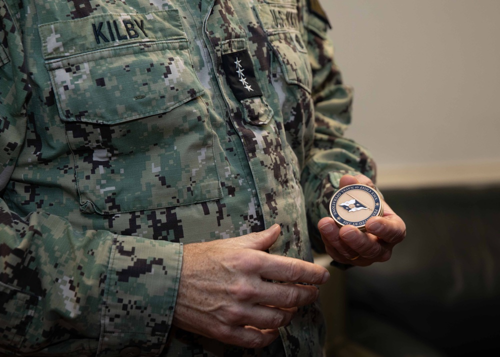 Adm. Kilby visits USS Dwight D. Eisenhower