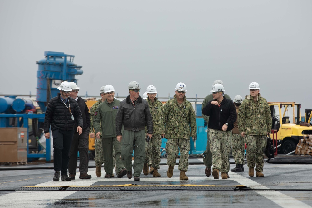 Adm. Kilby visits USS Dwight D. Eisenhower