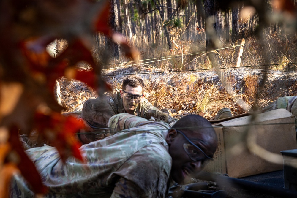 1-17 Air Cavalry Squadron Spur Ride, Through the leaves
