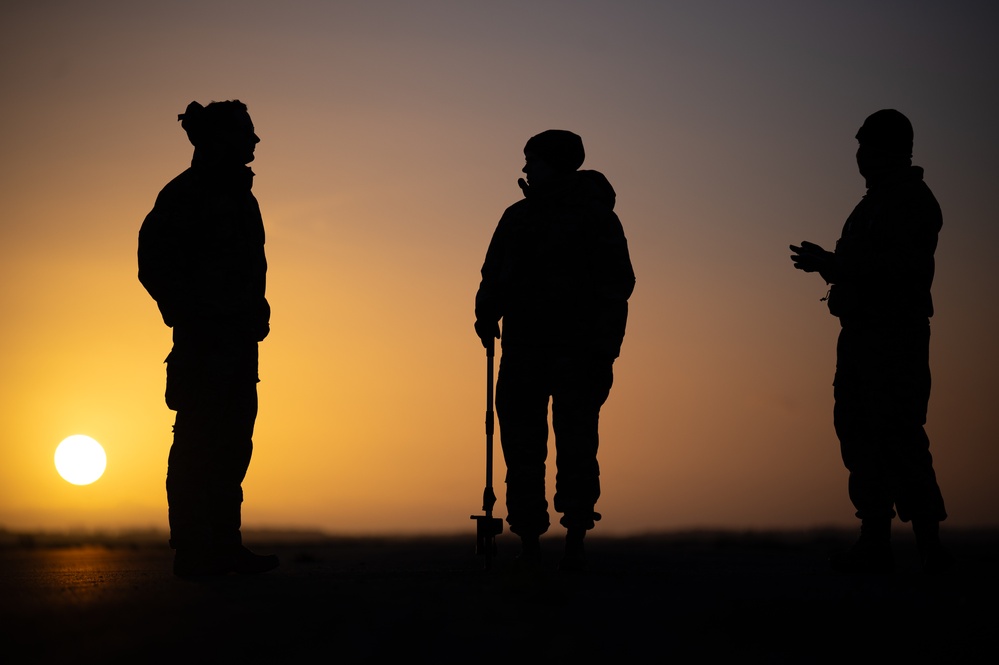 48th OSS partnered with 352nd SOW in a landing zone night operation