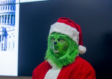 The Grinch Makes an Appearance at D.C. Armory's Commanders Update Brief