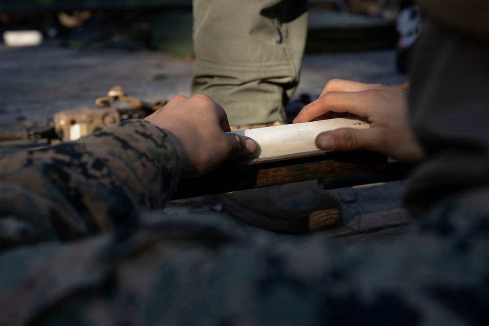 Combat Logistics Battalion 22 Battalion Field Exercise Demolition Range