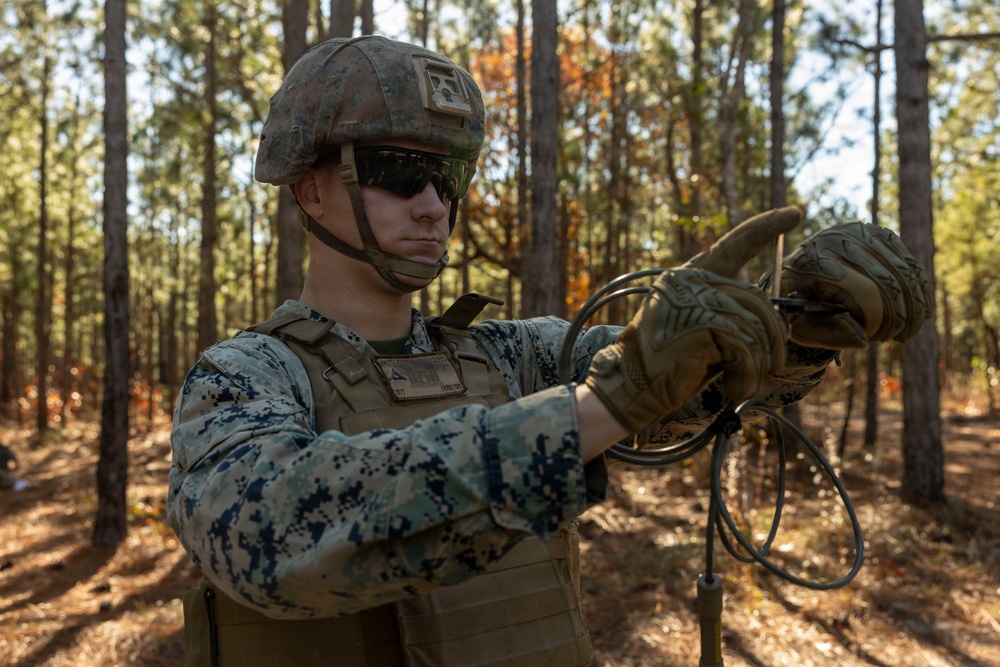Combat Logistics Battalion 22 Battalion Field Exercise Demolition Range