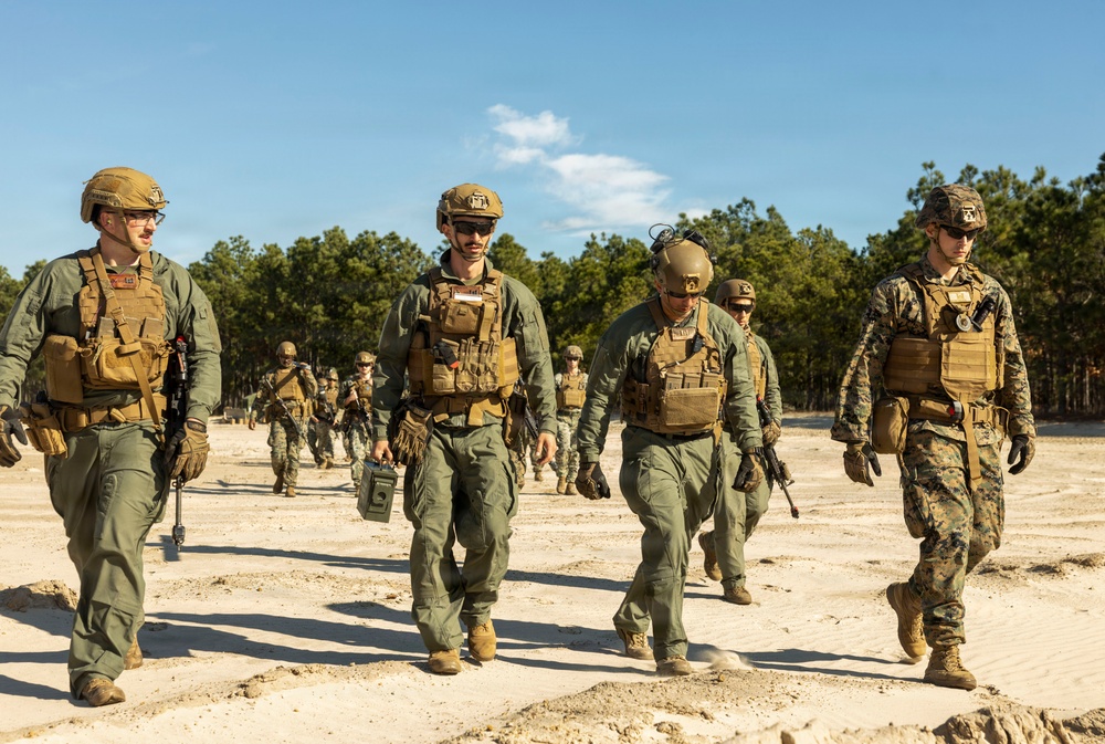 Combat Logistics Battalion 22 Battalion Field Exercise Demolition Range