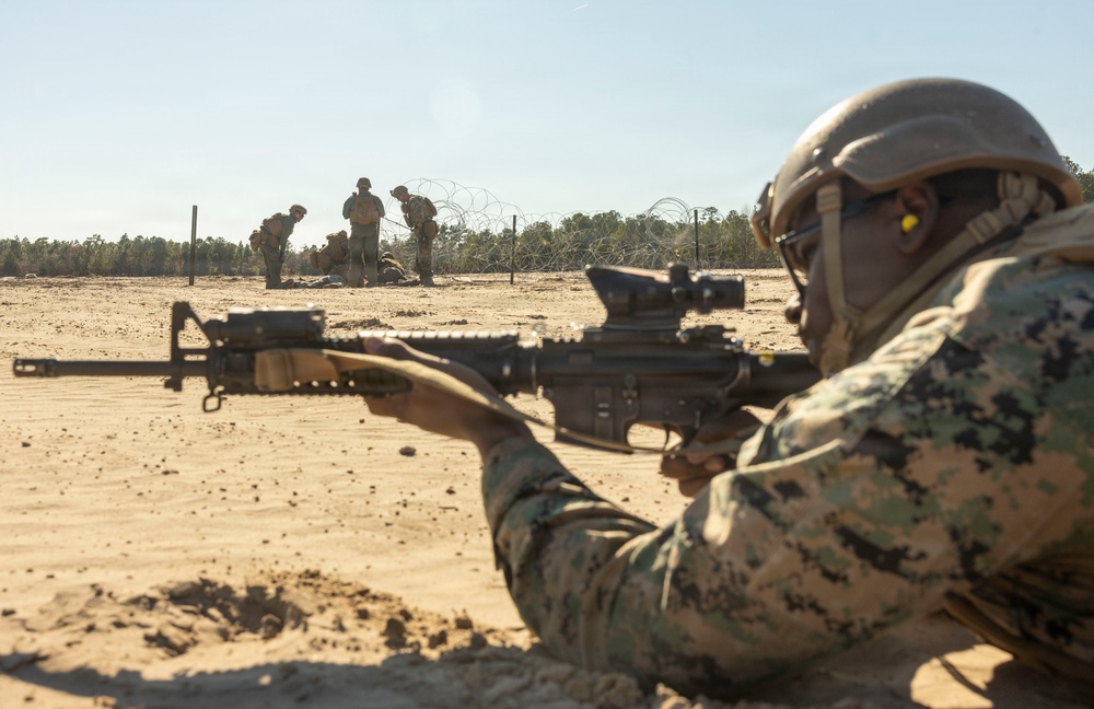 Combat Logistics Battalion 22 Battalion Field Exercise Demolition Range