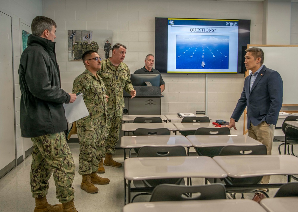 The Honorable Hung Cao, Under Secretary of the Navy tours Recruit Training Command
