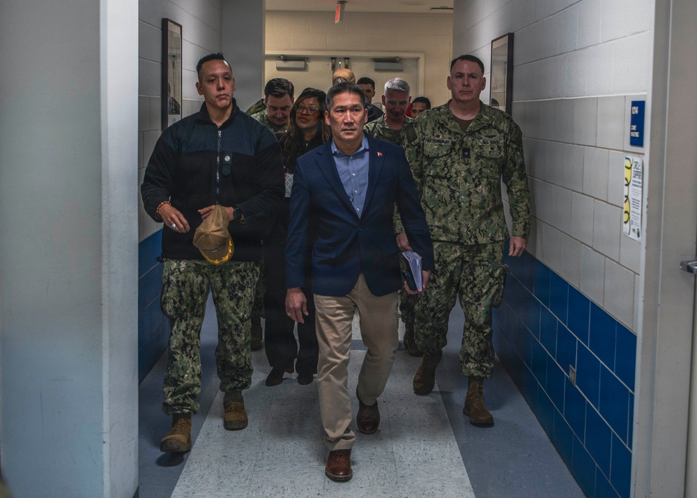The Honorable Hung Cao, Under Secretary of the Navy tours Recruit Training Command