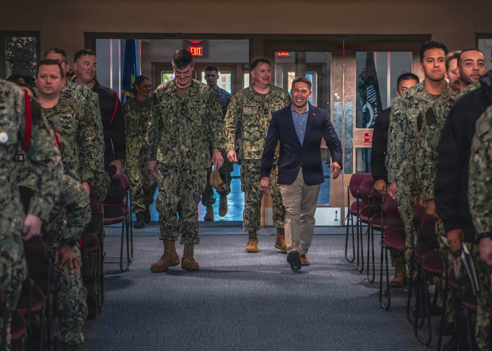 The Honorable Hung Cao, Under Secretary of the Navy tours Recruit Training Command