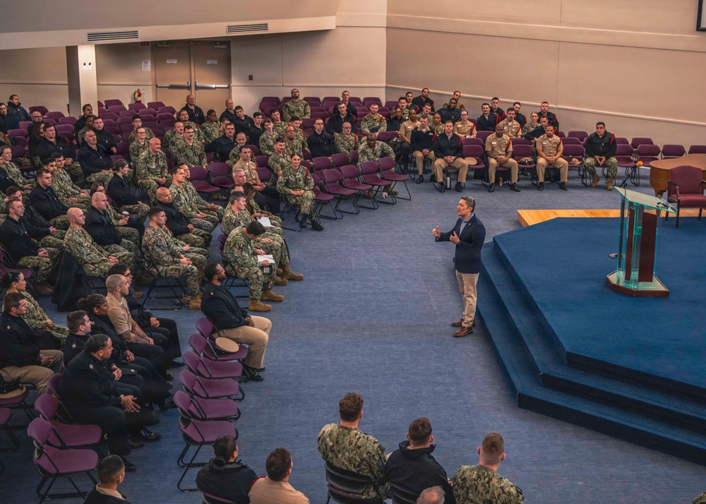The Honorable Hung Cao, Under Secretary of the Navy tours Recruit Training Command
